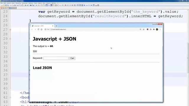 Basic Javascript and JSON смотреть онлайн