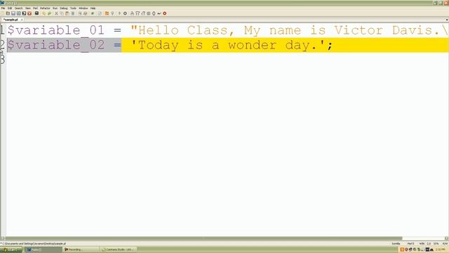 Perl Programming - Working With Scalar Data смотреть онлайн