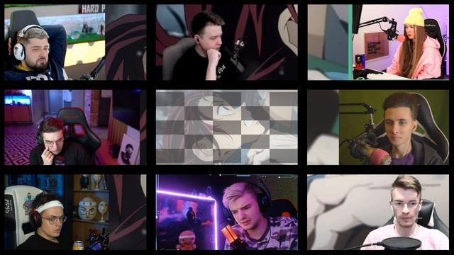 Реакция стримеров на превращение Незуко в демона в аниме клинок, рассекающий демонов/KimetsunoYaiba