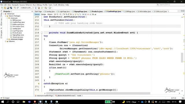 Java Project - App with Backend (Basic) | Detailed Explanation | NetBeans & MySQL | ARBX CodeX 2022 смотреть онлайн