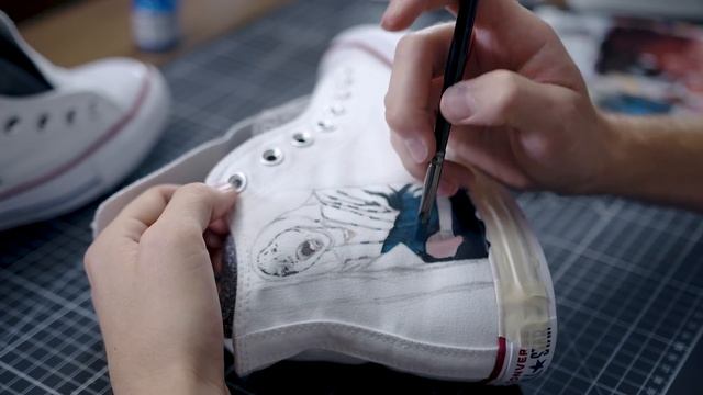 The Shining Inspired | Chuck Taylor Custom | Angelus Paint and 2 Soft смотреть онлайн