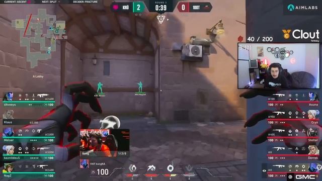 Subroza and Sinatraa react to the crowd helping 100T смотреть онлайн