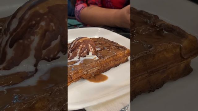 Nutella Waffle With Vanilla Ice Cream ? #nutella #food #foodie #simranandishaan