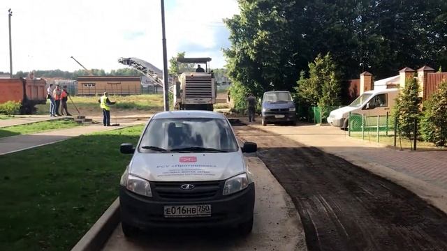 Ремонт дороги в мкр. Новая Деревня смотреть онлайн