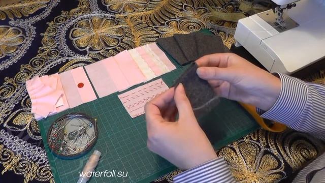 Учимся шить! Терминология ручных работ. Высекание среза детали смотреть онлайн