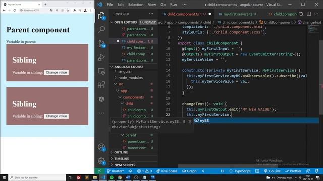 Behavior Subjects in Angular смотреть онлайн