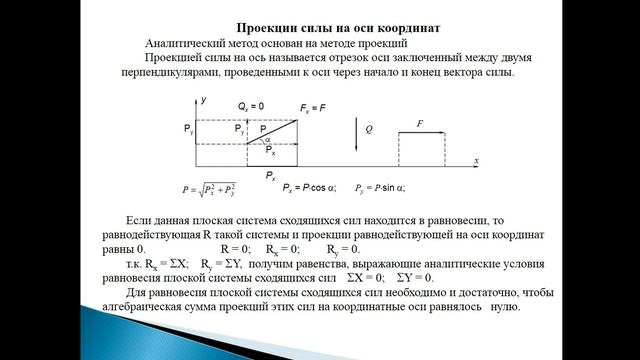 Л 2 Карипбаева А Р Плоская система сходящихся сил смотреть онлайн