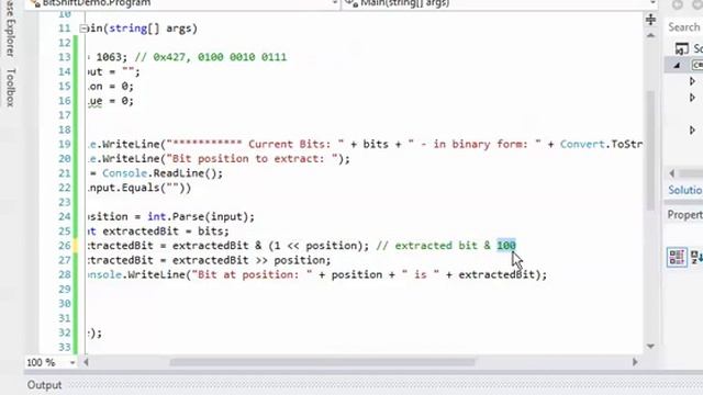 Bit Shifting in C# смотреть онлайн