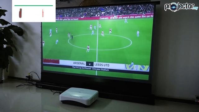 Dopah Premium Electric ALR Floor Screen For Ultra Short Throw Projector, Buy From Projector Malaysi