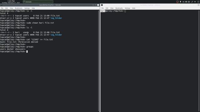 chown | Linux | Command Line смотреть онлайн