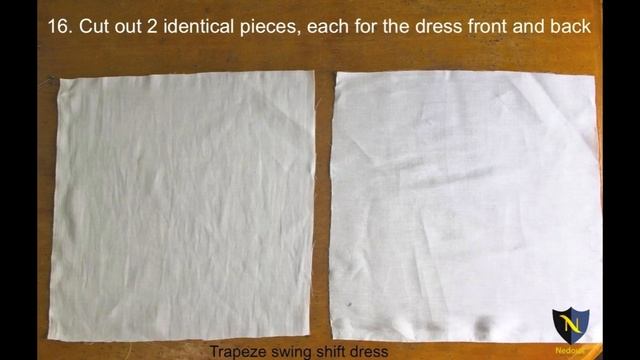 Trapeze shift dress with ruffles pattern tutorial - QUICK SERIES смотреть онлайн