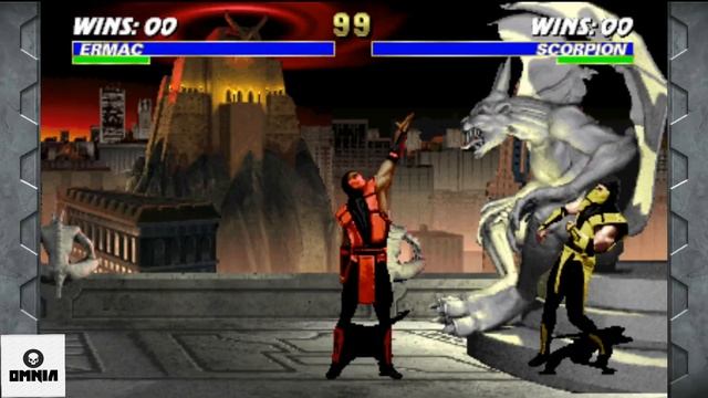Самое легкое комбо за Ermac на 99%. Easy combo Ermac 99% damage. Ultimate Mortal Kombat 3. смотреть онлайн