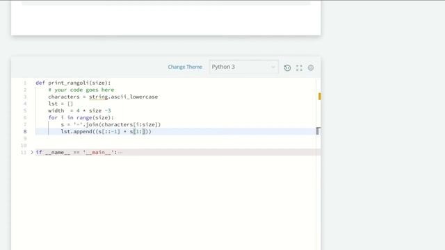 Hackerrank Python | Challenge #24 | Alphabet Rangoli смотреть онлайн