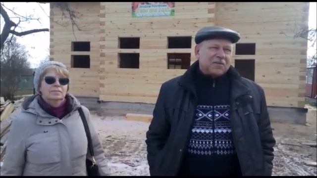 Дом из профилированного бруса Московская область Волоколамск смотреть онлайн