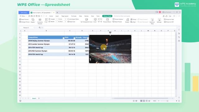 [WPS Academy] 1.8.9 Excel: How to insert and set pictures in WPS Spreadsheet смотреть онлайн