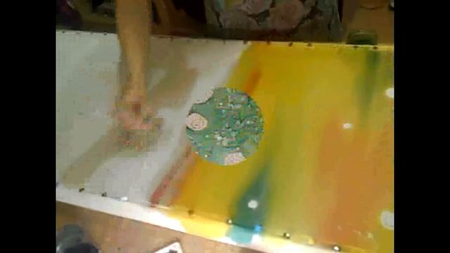 Батик. Ручная роспись. Шарф "Камни" / Silk painting "Stones" смотреть онлайн