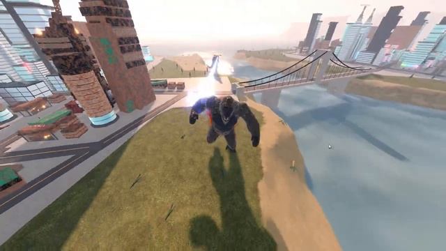 Kong and George - Freeroom Rampage - Part 3 - Kaiju Universe Roblox - Rampage vs MonsterVerse смотреть онлайн