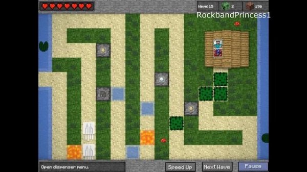 Minecraft Online Game " Minecraft Tower Defense " Minecraft Game 2013