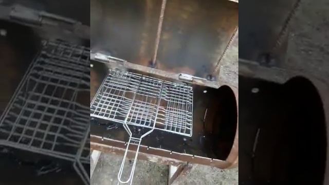 Мангал из газового баллона. смотреть онлайн