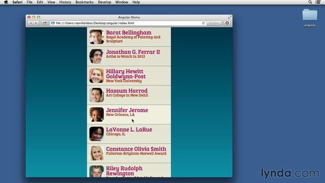 02 Using the $http service to read a JSON file смотреть онлайн