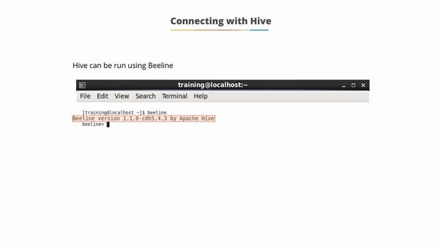 5.4 Interfaces to Run Hive Queries смотреть онлайн