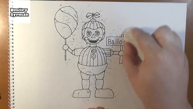 How to draw Balloon Boy, FNAF, Как нарисовать Балунбоя смотреть онлайн