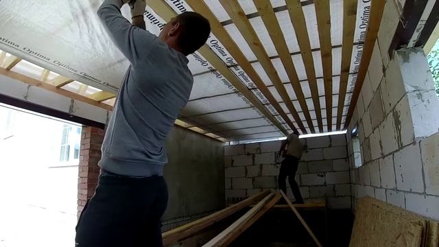 Новая терракотовая кровля.Как подшить потолокКак обшить фронтоны своими руками смотреть онлайн