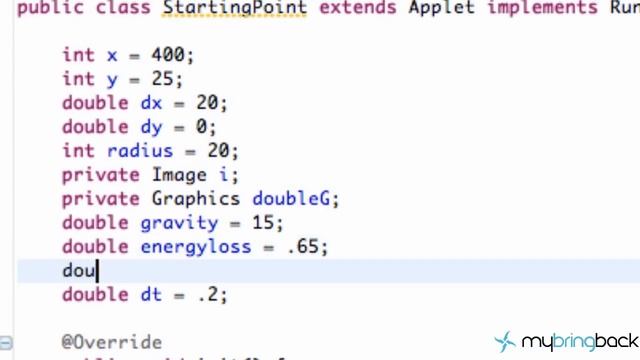Learn Java 2.7- Game Applet- Adding Friction смотреть онлайн