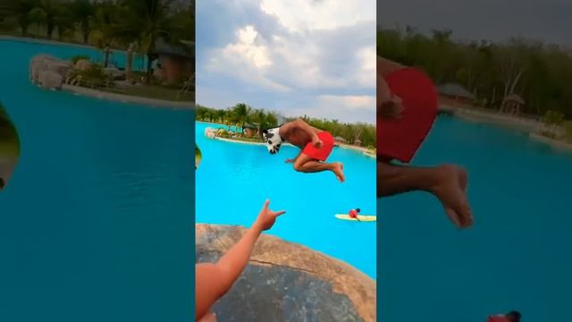 Дикие животные на большой вышке в аквапарке #bluetreephuket