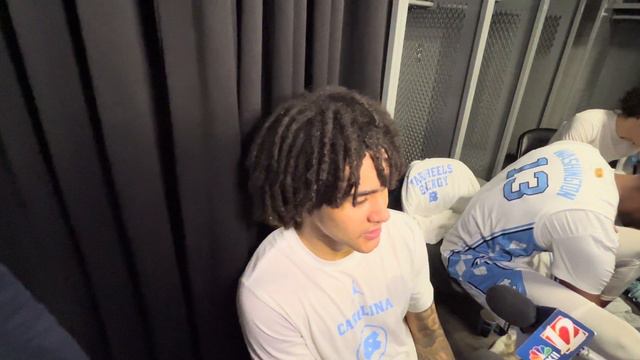UNC Basketball: Elliot Cadeau Post-Michigan State NCAAT Interview смотреть онлайн