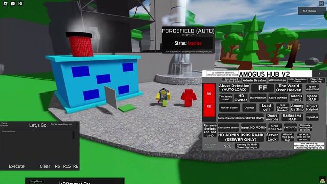 Roblox Script Among Us Hub V2 смотреть онлайн
