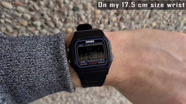 Skmei 2042 digital watch review ("F-91W" variation) #skmei #skmeiwatch #gedmislaguna