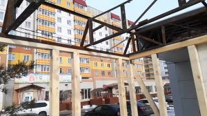 Строим каркасный павильон