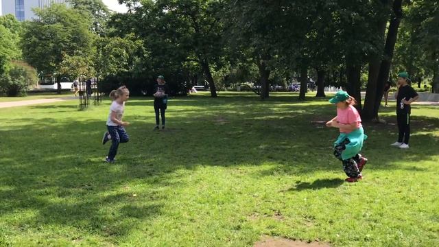 2 смена летнего лагеря АВС: эстафета "передай слово" смотреть онлайн