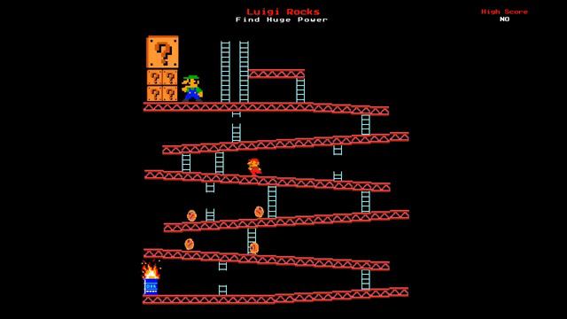 If Luigi Take Donkey kong place VS Mario смотреть онлайн