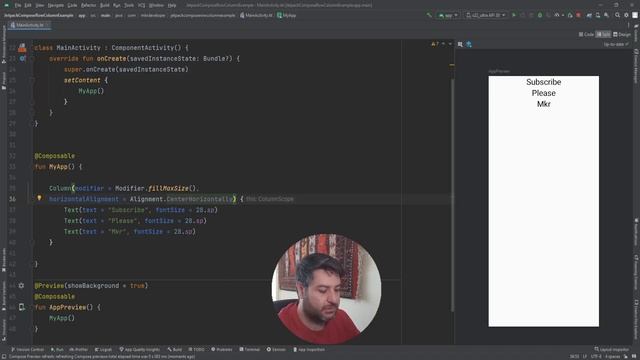 5 - Column & Row - Jetpack Compose - Android Studio смотреть онлайн