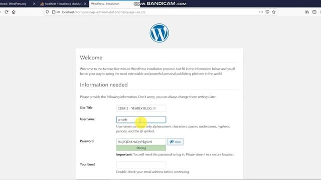 CMS Video 06 - WordPress Installation on Windows - Laragon / PhpMyAdmin смотреть онлайн