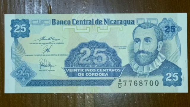 Пополнение коллекции банкнотами Перу и Никарагуа. смотреть онлайн