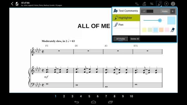 Musicnotes Sheet Music Player for Android | What's New | Demo смотреть онлайн