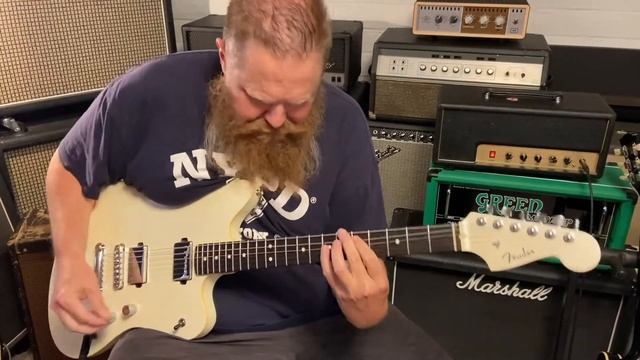 Fender MIJ Japan Modern Jazzmaster Olympic Pearl смотреть онлайн