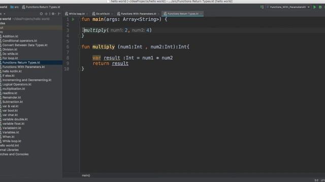 031 Kotlin - Functions Return Types смотреть онлайн