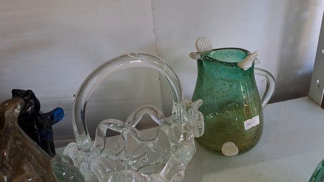 №50 Хрустальный рынок. Цветное стекло.Авторские работы.г.Гусь Хрустальный. смотреть онлайн