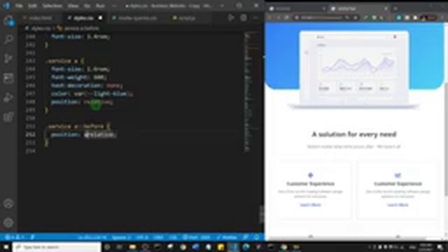 Build A Responsive Website With Html Css And Javascript Landing Page Website смотреть онлайн