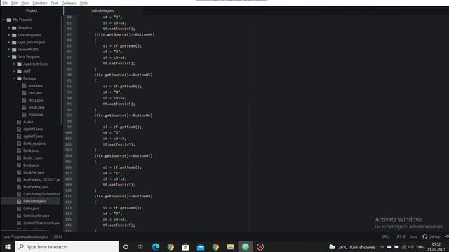 Calculator AWT in JAVA | AWT JAVA| Simple Calculator смотреть онлайн