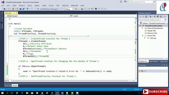 49 . Thread Priorities - Windows System Programming in C/C++ смотреть онлайн