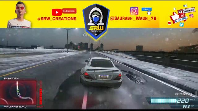 MERCEDES BENZ SL-65 AM vs LEXUS LFA RACE I gameplay I video SRW GAMER MUST WATCH NFS MOST WANTED смотреть онлайн