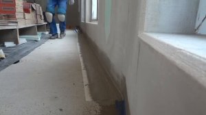 Как легче клеить гидроизоляционную ленту Mapeband Mapei на гидроизоляцию Mapelastic Mapei.