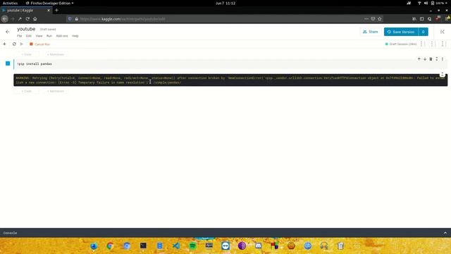 Fix Kaggle notebook unable to install any python package смотреть онлайн