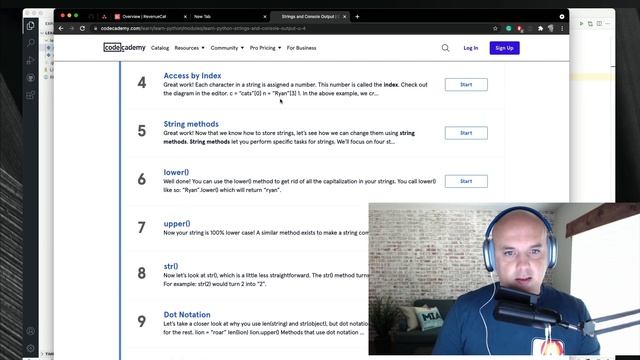 Learning Python with Github Copilot, Lesson 2 - Strings смотреть онлайн