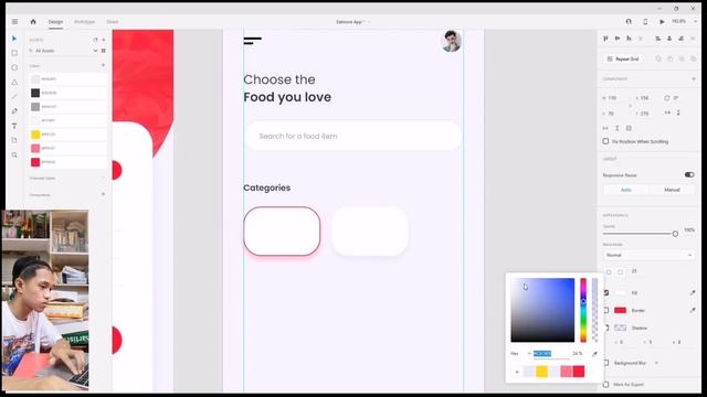 Group #1 Food App Figma Application смотреть онлайн